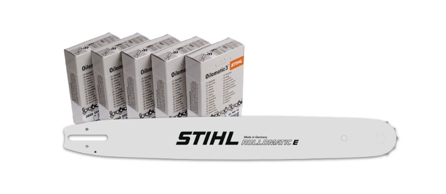 Paquete de Corte Stihl PMX de 63 cm (25") – Espada + 5 Cadenas para Corte Longitudinal