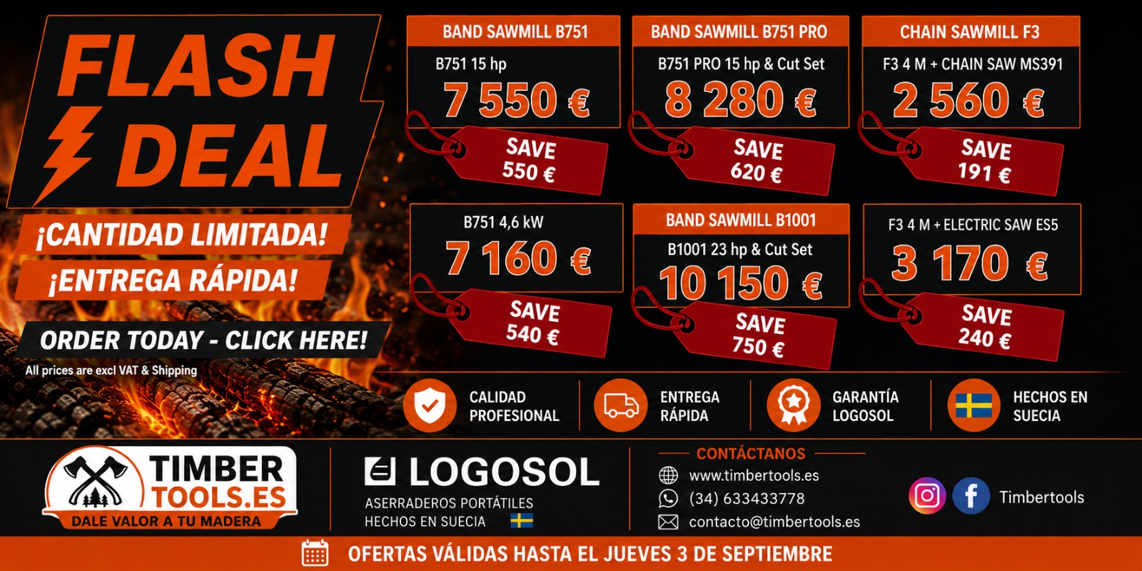 Promociones Flash Deals 